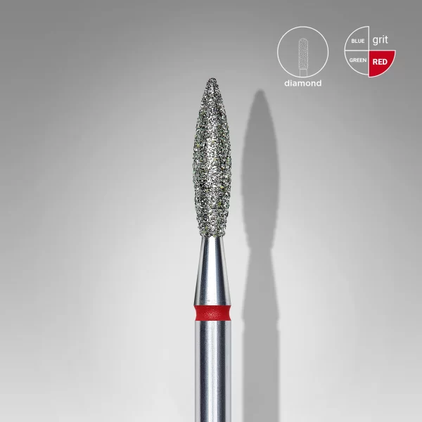 Fresa manicura diamante, «llama» 2.3 mm #1 Staleks Pro SKU: FA10R023/10