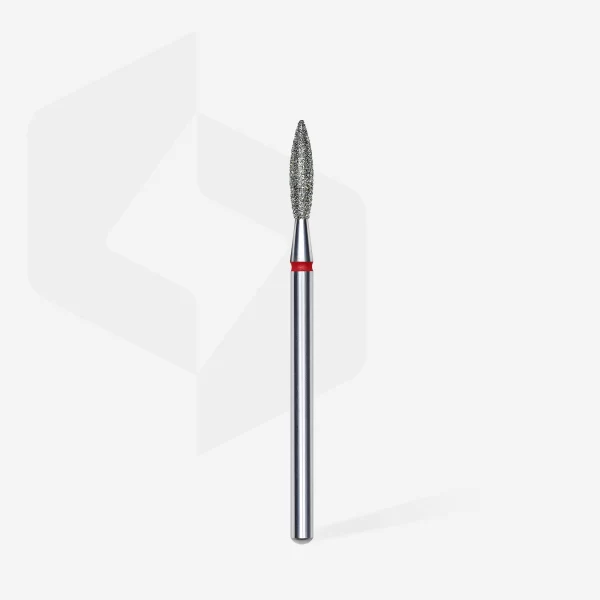 Fresa manicura diamante, «llama» 2.3 mm #1 Staleks Pro SKU: FA10R023/10 - Imagen 2