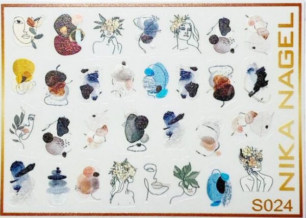 Pegatinas S024 Nika Nagel