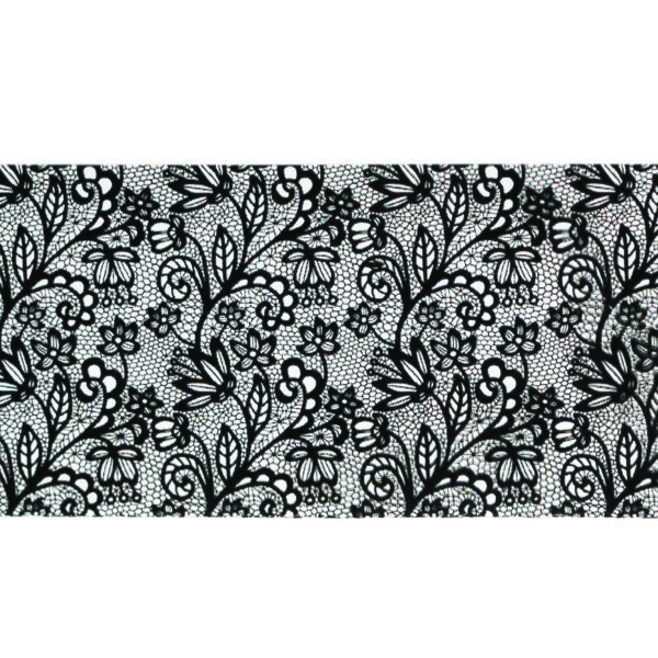 Foil Encaje Negro 1 - 100cm