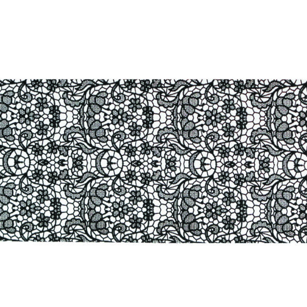 Foil Encaje Negro 13 - 100cm