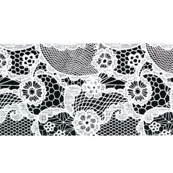 Foil Encaje Negro 14 - 100cm