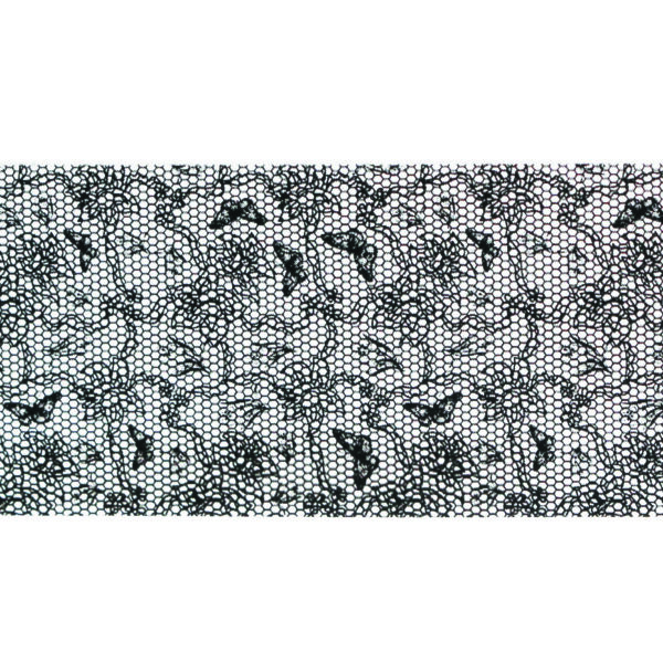 Foil Encaje Negro 15 - 100cm