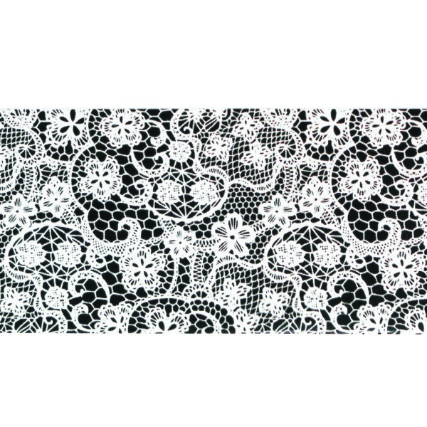 Foil Encaje Negro 2 - 100cm