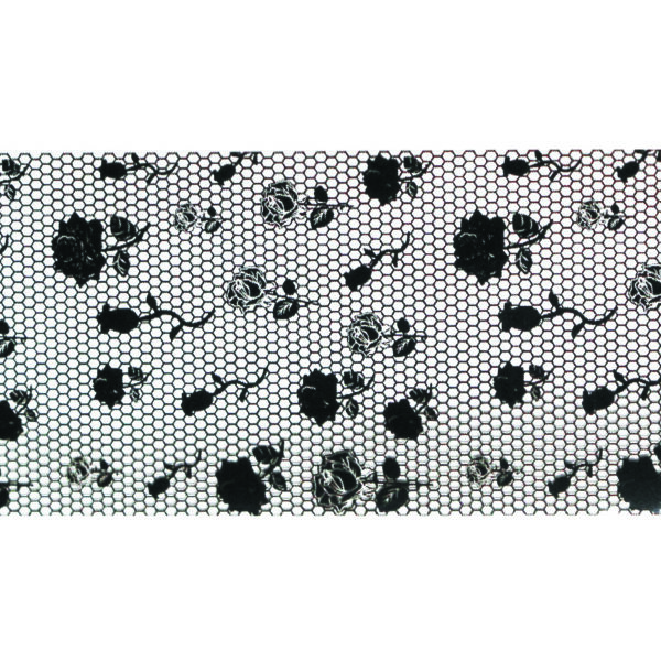 Foil Encaje Negro 7 - 100cm