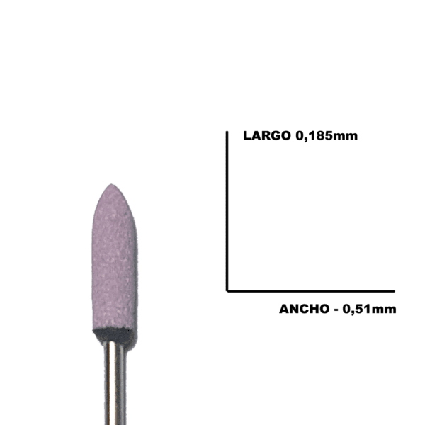 Fresa manicura carburo mineral #18