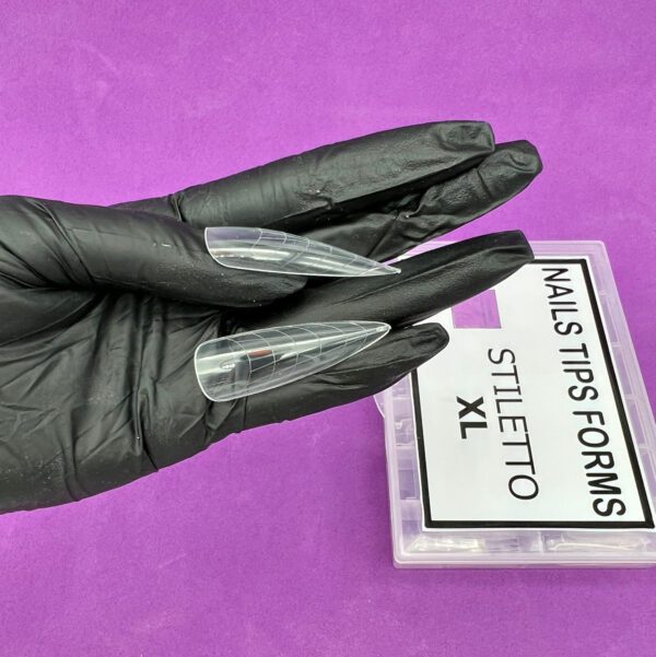 Tips Nails Forms "Stiletto XL" Illusion Beauty