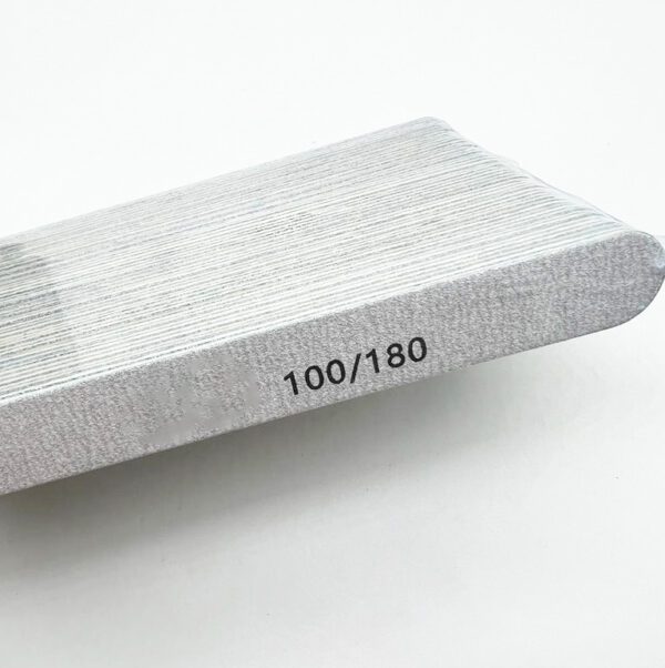 Pack 50 unidades lima recta madera manicura 100-180