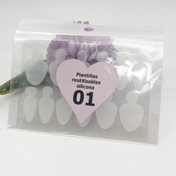 Plantillas reutilizables de silicona para francesa #1 - Imagen 2