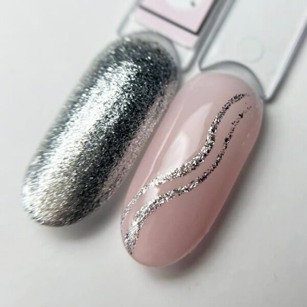 Gel paint Silver 1 illusion beauty Nails - 5gr - Imagen 3