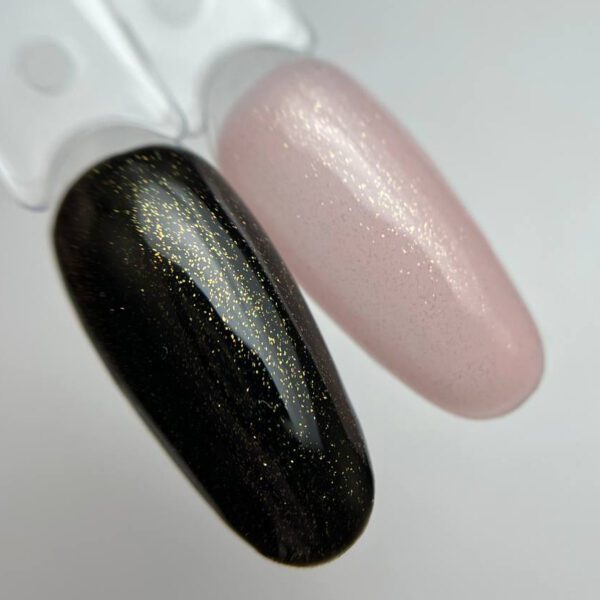 Top Coat Shimmer Gold illusion beauty Nails - 15ml - Imagen 2