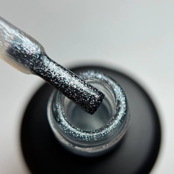 Top Coat Shimmer Silver illusion beauty Nails - 15ml