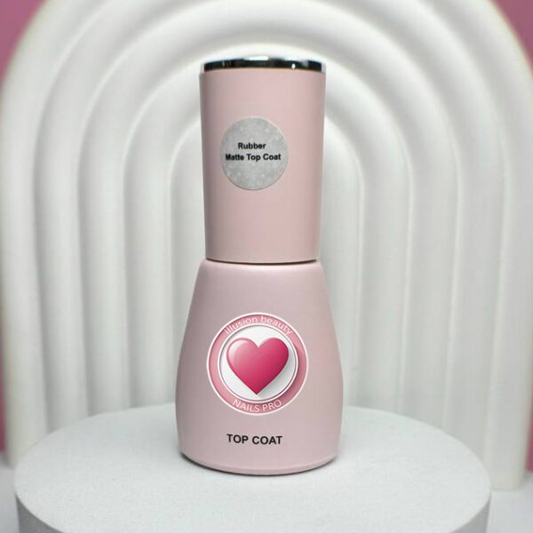 Top Coat rubber MATTE illusion beauty - 10ml (Terciopelo) lot. 200424