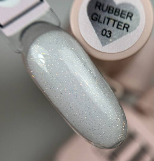 Base Rubber Glitter 03 illusion beauty Nails - 10ml