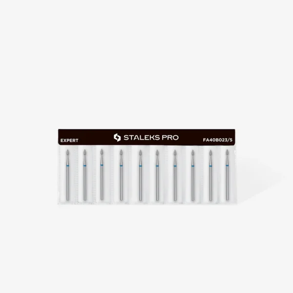 Fresa Manicura Punta Diamante, «Gota» 2.3mm Staleks #25 SKU: FA40B023/5 - Imagen 3