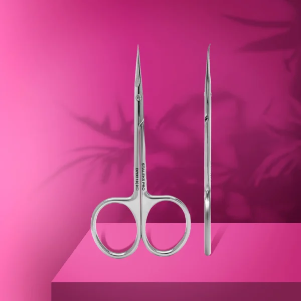 Tijeras Profesionales Con Ganchito Para Cutícula Para Zurdos EXPERT 13 TYPE 3 Staleks SE-13/3