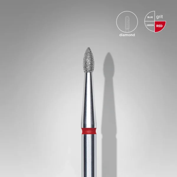 Fresa manicura Punta Diamante, «Mazorca Puntiaguda» 1.8mm Staleks #26 SKU: FA60R018/4