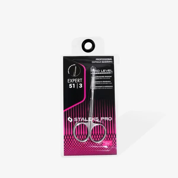 Tijeras Profesionales Con Ganchito Para Cutícula EXPERT 51 TYPE 3 Staleks SE-51/3 - Imagen 5
