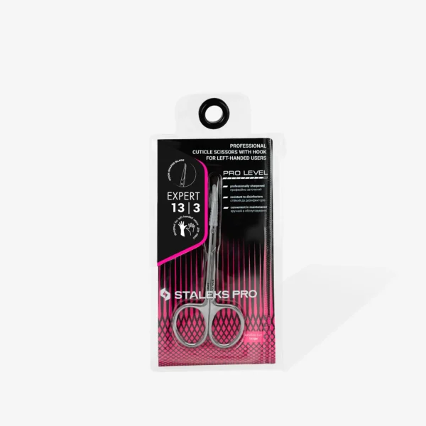 Tijeras Profesionales Con Ganchito Para Cutícula Para Zurdos EXPERT 13 TYPE 3 Staleks SE-13/3 - Imagen 5