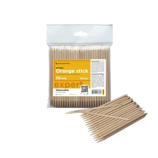 Palito De Naranjo STALEKS PRO Para Manicura, 100 unidades, de Madera, 110mm. Staleks DOS-30/100 - Imagen 3