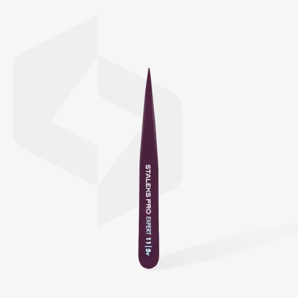 Pinza Para Cejas EXPERT 11 TYPE 5 Violeta Staleks TE-11/5v - Imagen 3