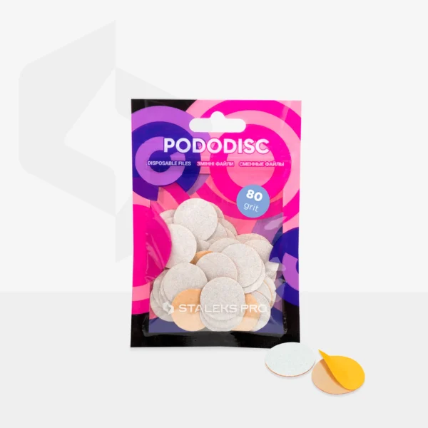 Recambios Blancos Para Disco De Pedicura PODODISC STALEKS PRO M (Grano 80-50 Uds) Staleks PDF-20-80W - Imagen 3