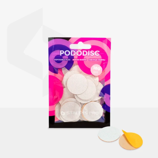 Recambios Blancos Para Disco De Pedicura PODODISC STALEKS PRO L (Grano 180-50 Uds) Staleks PDF-25-180W - Imagen 2