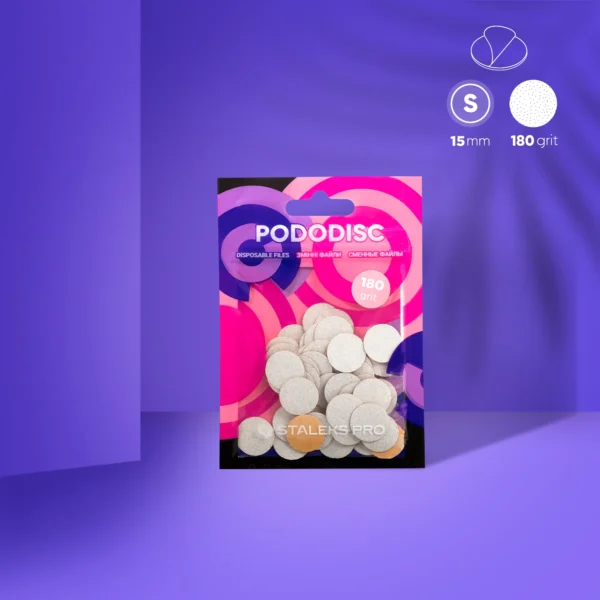 Recambios Blancos Para Disco De Pedicura PODODISC STALEKS PRO S (Grano 180-50 Uds) Staleks PDF-15-180W