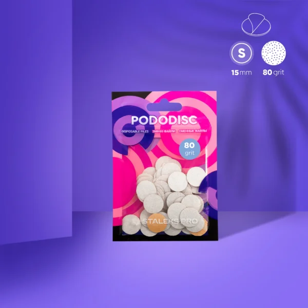 Recambios Blancos Para Disco De Pedicura PODODISC STALEKS PRO S (Grano 80-50 Uds) Staleks PDF-15-80W