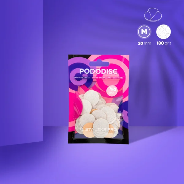 Recambios Blancos Para Disco De Pedicura PODODISC STALEKS PRO M (Grano 180-50 Uds) Staleks PDF-20-180W