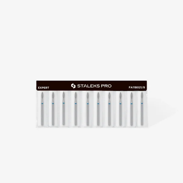 Fresa manicura Punta Diamante «Flama Afilada» 2.1mm Staleks #32 SKU: FA11B021/8 - Imagen 3