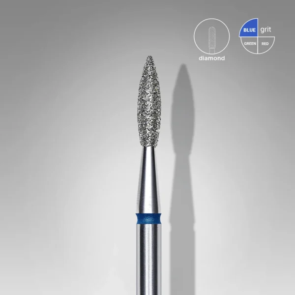Fresa manicura Punta Diamante «Flama Afilada» 2.1mm Staleks #32 SKU: FA11B021/8