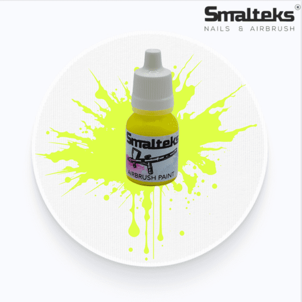 Pintura Aerografía FLUO 01 Amarillo Smalteks - 10ml