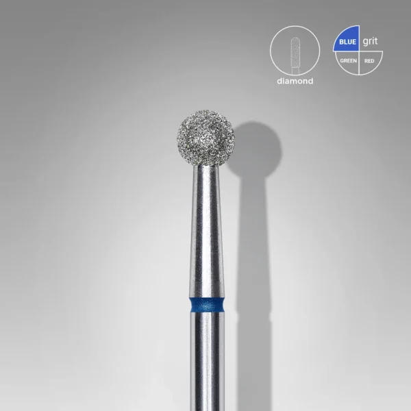 Fresa manicura Punta Diamante, «Bola» 4mm Staleks #28 SKU: FA01B040