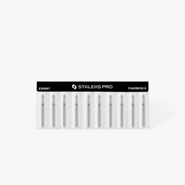 Fresa manicura Punta Diamante, «Mazorca Puntiaguda» 1.8 Mm Staleks #31 SKU: FA60B018/4 - Imagen 3