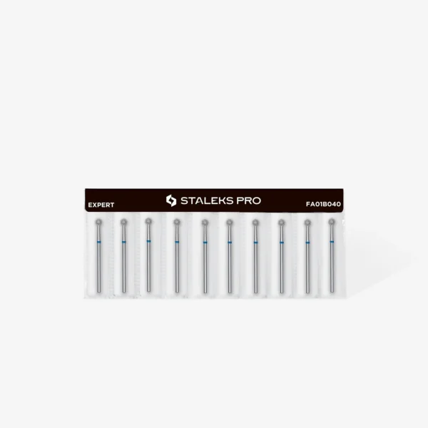 Fresa manicura Punta Diamante, «Bola» 4mm Staleks #28 SKU: FA01B040 - Imagen 3