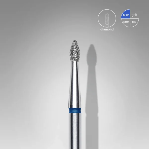 Fresa manicura Punta Diamante, «Mazorca Puntiaguda» 1.8 Mm Staleks #31 SKU: FA60B018/4