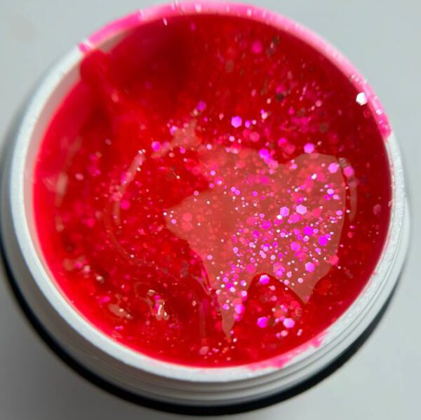 Gel Builder Glitter NEON 04 illusion beauty Nails PRO - 15ml - Imagen 2