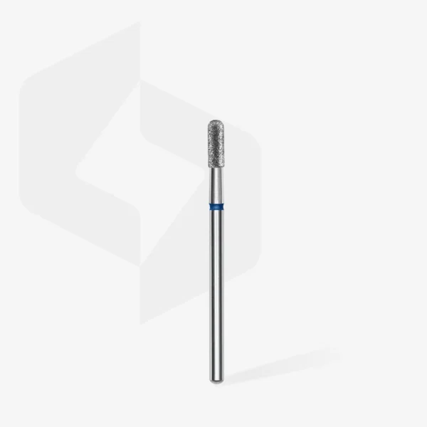 Fresa manicura Diamante Cilíndrica Redondeada Azul EXPERT Diámetro De 2,3mm / Parte de Trabajo de 6,5mm Staleks #33 SKU: FA30B023/6.5 - Imagen 2