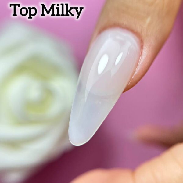 Top Coat Milky illusion beauty - 10ml - Imagen 2