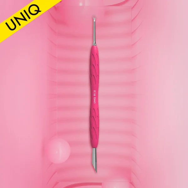 Empujador Para Manicura Con Mango De Silicona "Gummy" UNIQ 11 TYPE 2 Staleks PQ-11/2