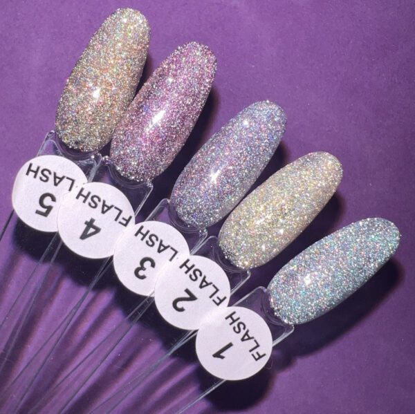 Gel Polish FLASH 04 illusion beauty - 5ml lot. 200424 - Imagen 2