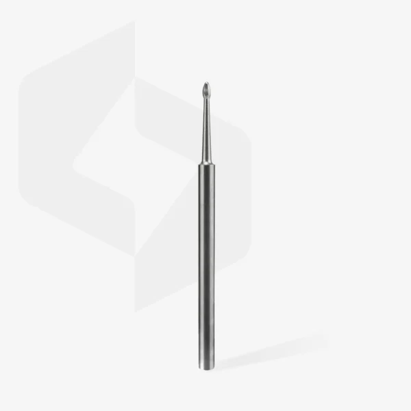 Fresa manicura de carburo para limpiar uñas mini EXPERT diámetro del cabezal 1,2 mm / parte de trabajo 2,5 mm Staleks #42 SKU: FT12/012/2.5 - Imagen 2