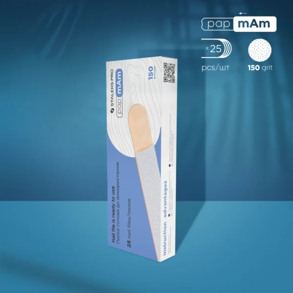 Limas desechables blancas papmam para una base de madera EXPERT 22 (25 pcs) Staleks DWCE-22-150/25W