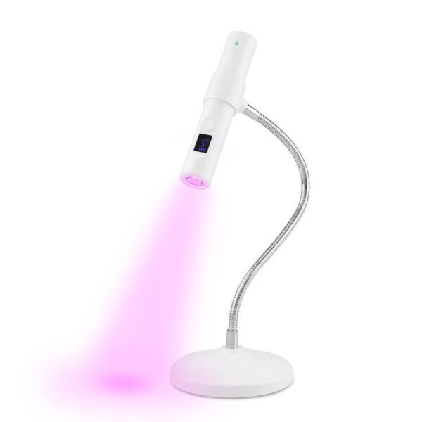 Mini lámpara ETTAALA led UV ROSA recargable color blanco