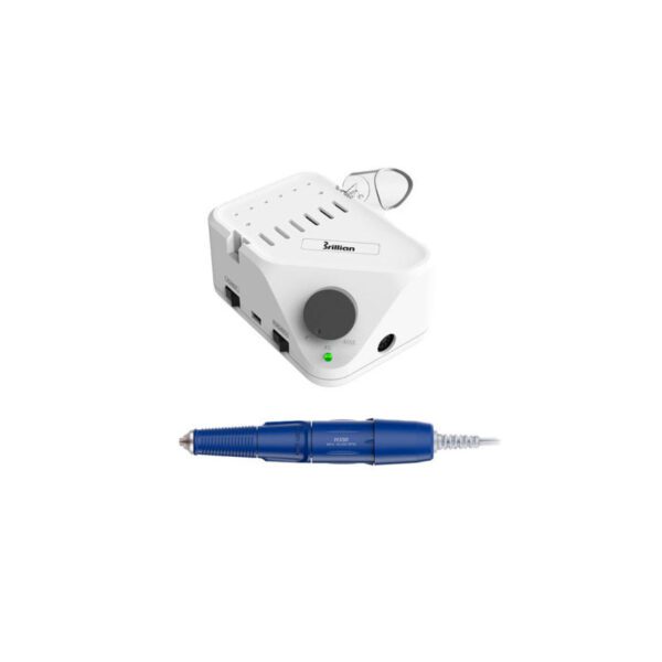 Torno de uñas, Saeshin Strong Micromotor B-350 mango azul, torno para manicura