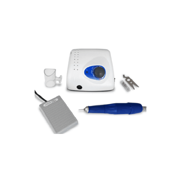 Torno para manicura STRONG 210 micromotor mango azul