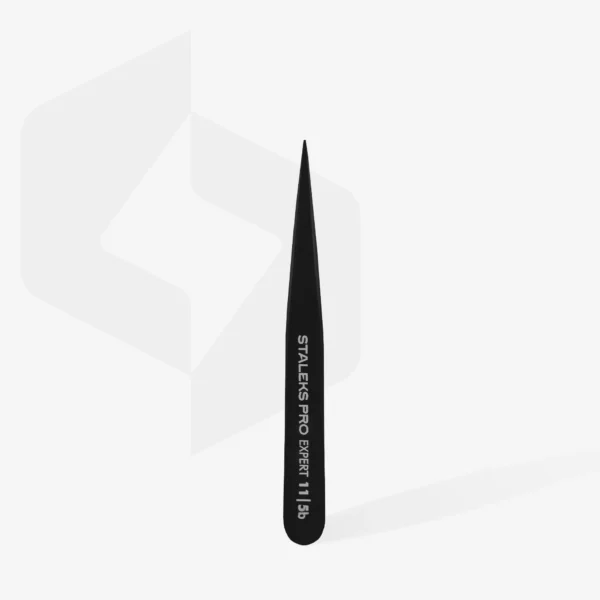 Pinza Para Cejas EXPERT 11 TYPE 5 Negras Staleks TE-11/5b - Imagen 2