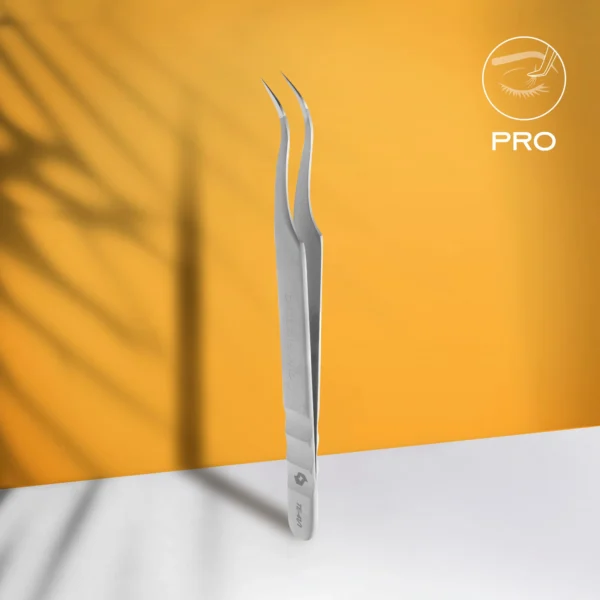 Pinza de pestañas profesional EXPERT 41 TIPO 1 (curva) Staleks TE-41/1