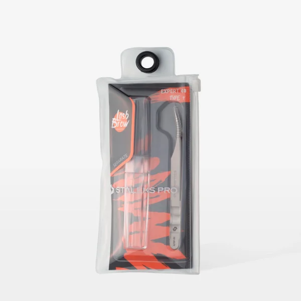 Pinza de pestañas profesional EXPERT 40 TIPO 11 (curva) Staleks TE-40/11 - Imagen 4
